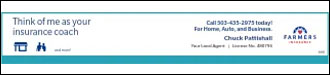Farmers Insurance - Chuck Pattishall Sponsorship Banner